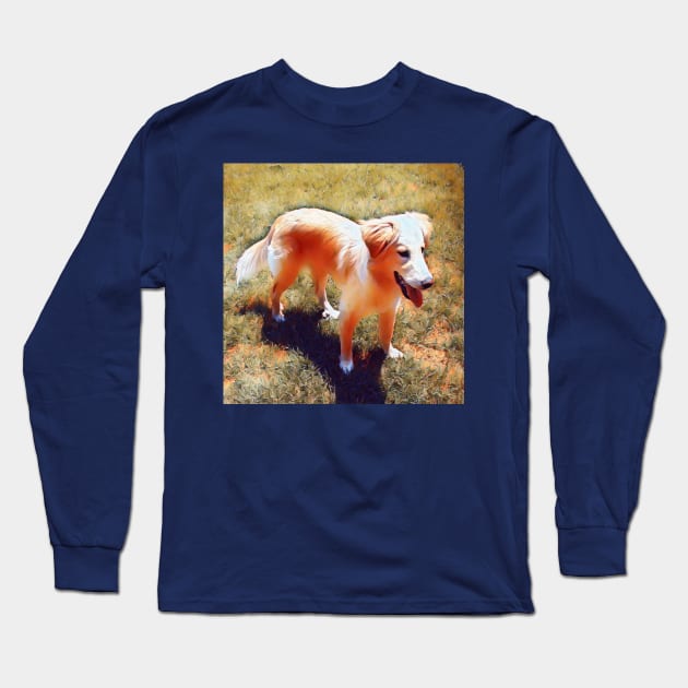 Stunning Golden Retriever Long Sleeve T-Shirt by PandLCreations